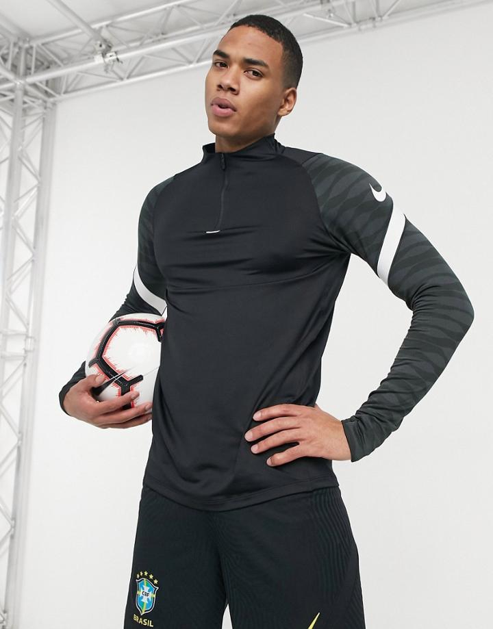 Nike Football Strike Drill Top In Black