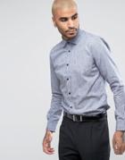 Lambretta Smart Checkerboard Slim Fit Shirt - Navy