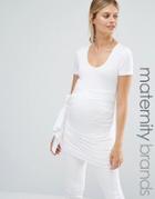 Isabella Oliver Wrap Around Maternity Top - White