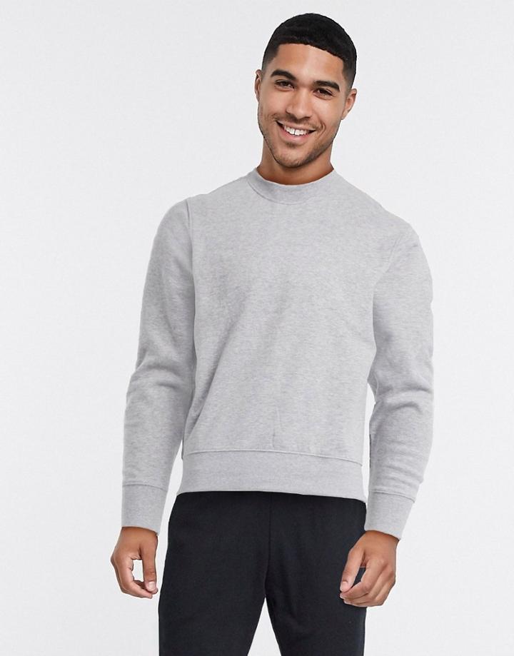 Weekday Albin Sweat In Gray-grey