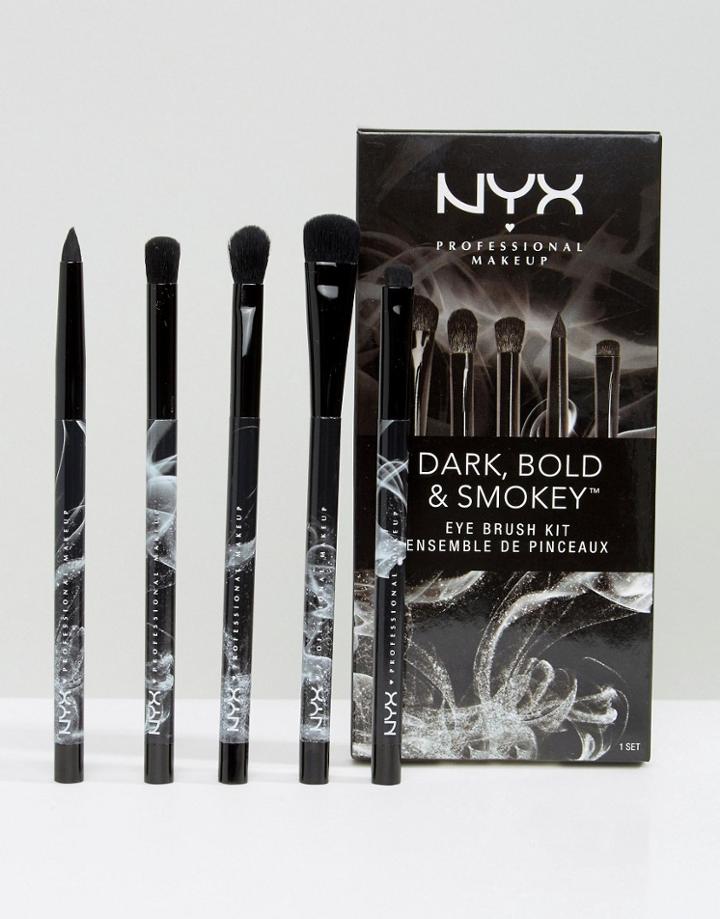 Nyx Profressional Make-up - Smokey Brush Set - Clear