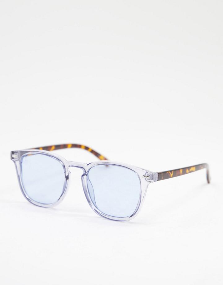 Jeepers Peepers Women's Square Sunglasses In Blue-blues
