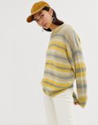 Weekday Space Dye Knitted Sweater - Beige