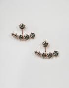 Asos Jewel Swing Earrings - Copper