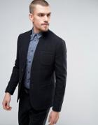 Selected Homme Skinny Knitted Blazer - Navy