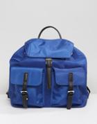Qupid Multi Pocket Backpack - Navy