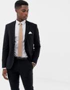 Only & Sons Slim Suit Jacket-black