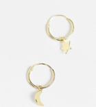 Kingsley Ryan Exclusive 12mm Celestial Hoop Earrings With Sun And Star Drops In Gold