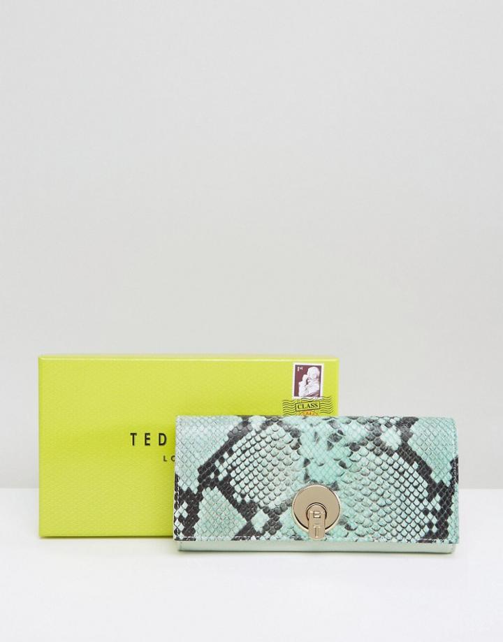 Ted Baker Circle Lock Matinee Purse - Green