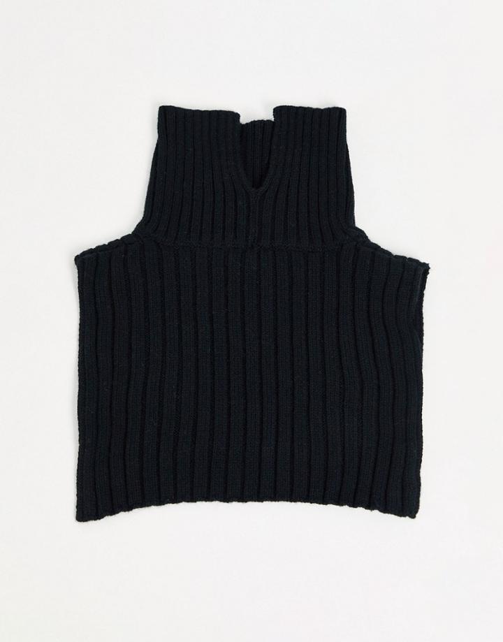 Weekday My Recycled Neckwarmer In Black