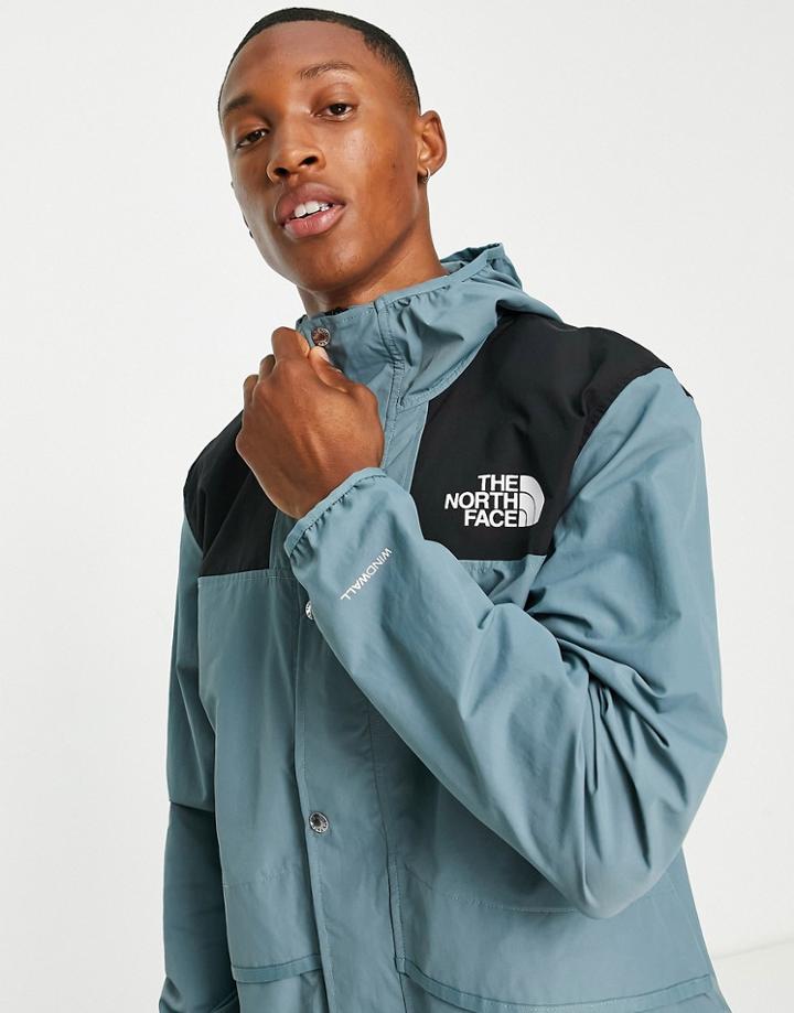 The North Face 86 Mountain Windbreaker Jacket In Blue