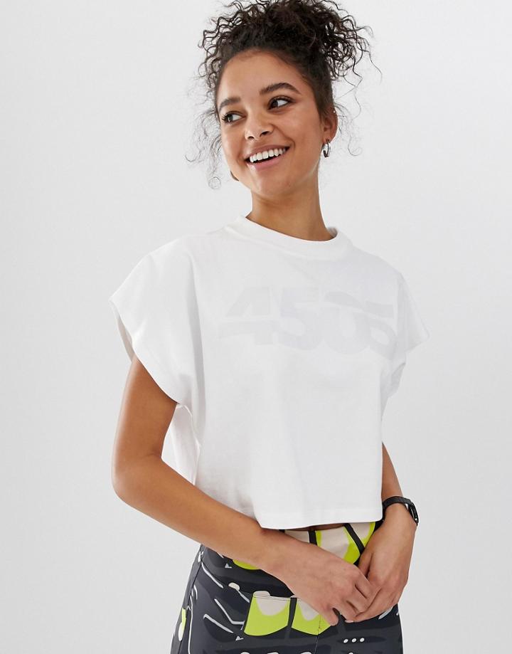 Asos 4505 Oversized Top With 4505 Logo - White