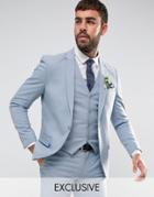 Only & Sons Skinny Wedding Suit Jacket - Blue