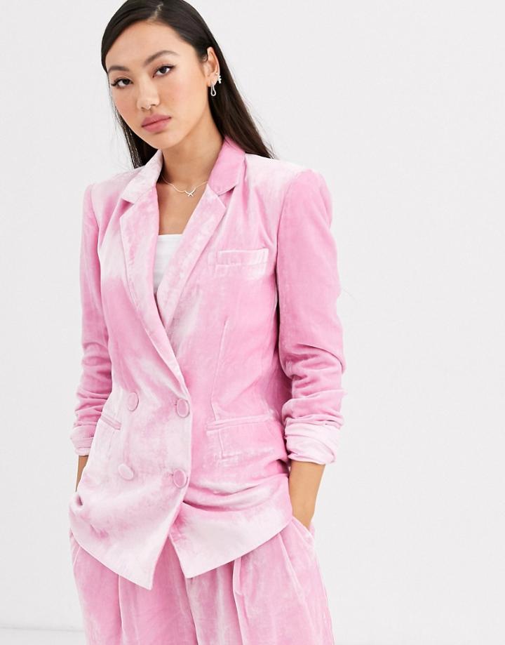 Rachel Antonoff Billie Velvet Blazer