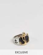 Reclaimed Vintage Chunky Anchor Ring