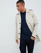 Jack And Jones Cotton Trench Coat - Red