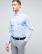 Selected Homme Superskinny Smart Shirt - Blue