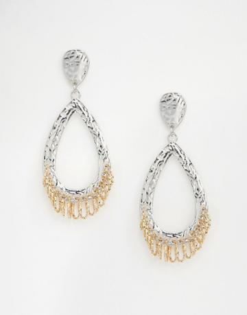 Ashiana Teardrop Earrings - Silver