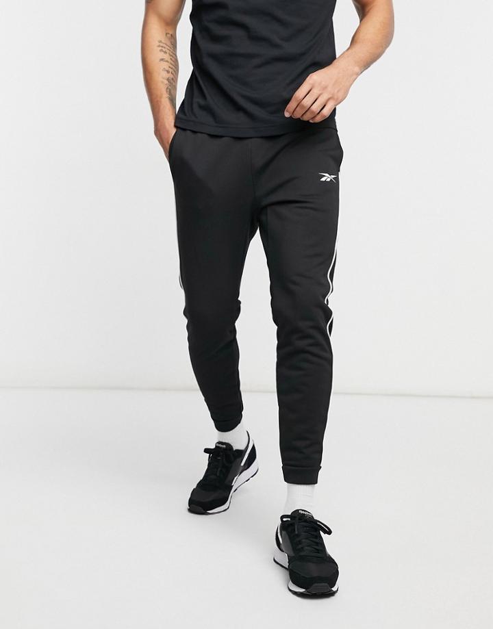 Reebok Workout Ready Doubleknit Pant In Black