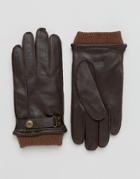 Dents Penrith Leather Glove In Brown - Brown