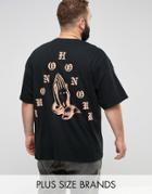 Hnr Ldn Plus Pray Print T-shirt - Black