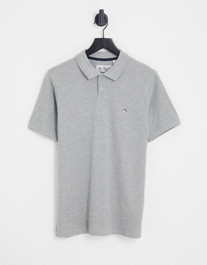 Original Penguin Polo Shirt In Gray