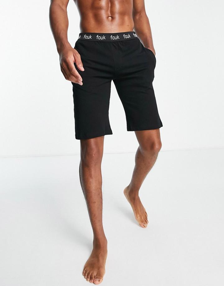 Fcuk Lounge Short In Black