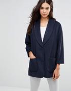 Unique 21 Pea Coat - Navy