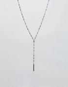 Aldo Melancton Drop Necklace - Silver