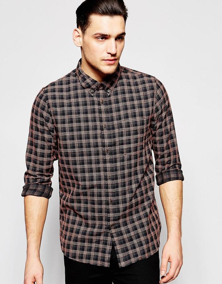 Lee 101 Button Down Shirt - Black