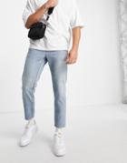 Asos Design Cone Mill Denim Classic Rigid 'american Classic' Jeans-blues