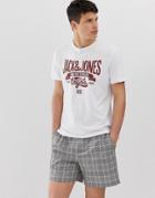 Jack & Jones Originals Script T-shirt-white