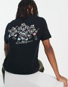 Asos Design T-shirt With Teenage Mutant Ninja Turtles Print In Black