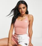 The North Face Cropped Tank In Pink Exclusive At Asos