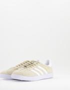 Adidas Originals Gazelle Sneakers In Beige-neutral