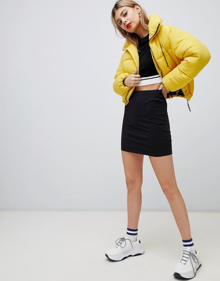 Noisy May Mini Skirt - Black