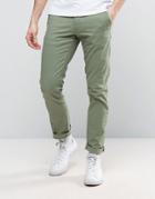 Selected Homme Regular Tapered Fit Chino - Green