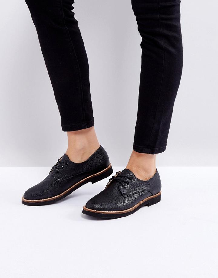 London Rebel Lace Up Shoe-black