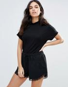 B.young Short Sleeve Top - Black
