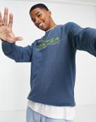 Nautica Competition Collier Sweatshirt In Blue-gray