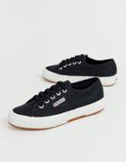 Superga Cotu Classic 2750 Black Canvas Sneakers