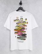 Criminal Damage Dna Backprint T-shirt In White