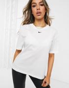 Nike Central Swoosh Oversized White T-shirt
