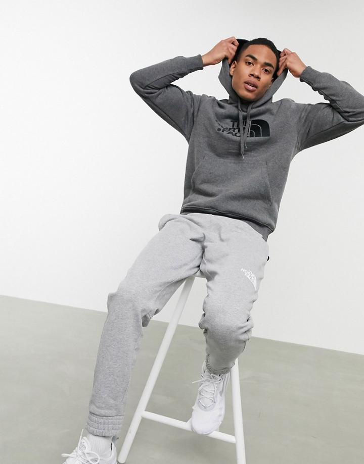The North Face Drew Peak Pullover Hoodie In Gray
