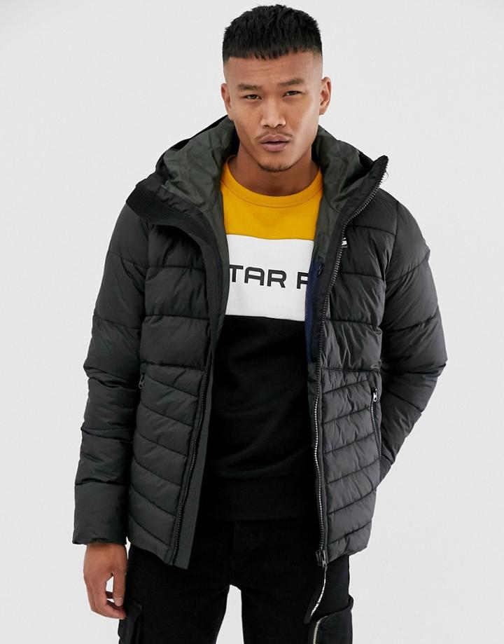 G-star Motac Padded Jacket In Black