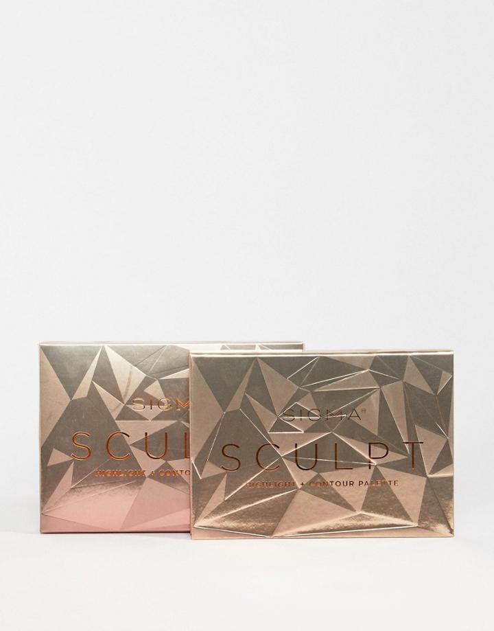 Sigma Sculpt Highlight And Contour Palette - Multi