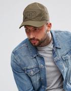 Fred Perry Fp Logo 5 Panel Cap - Green