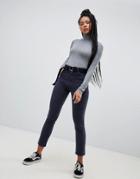 Pull & Bear Cord Mom - Purple