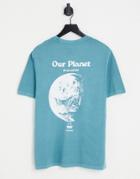 Levi's T-shirt With Our Planet Backprint In Green