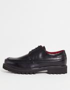 Devils Advocate Chunky Lace Up Brogues In Black